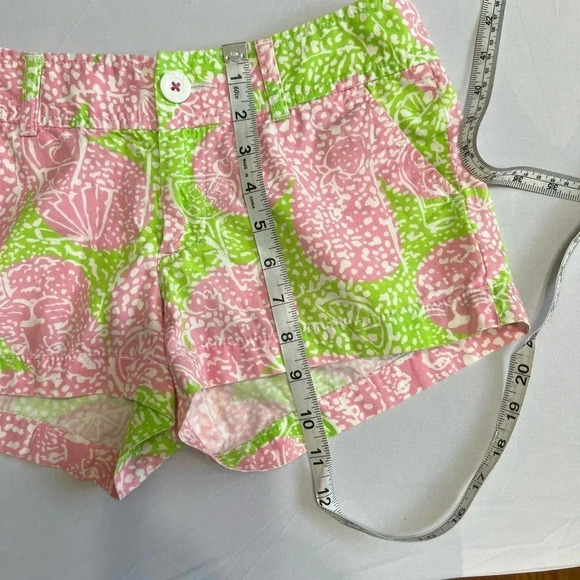 Lily Pulitzer Limeade Cheat Ya Green/White Walsh Short Size 00 - Picture 5 of 10